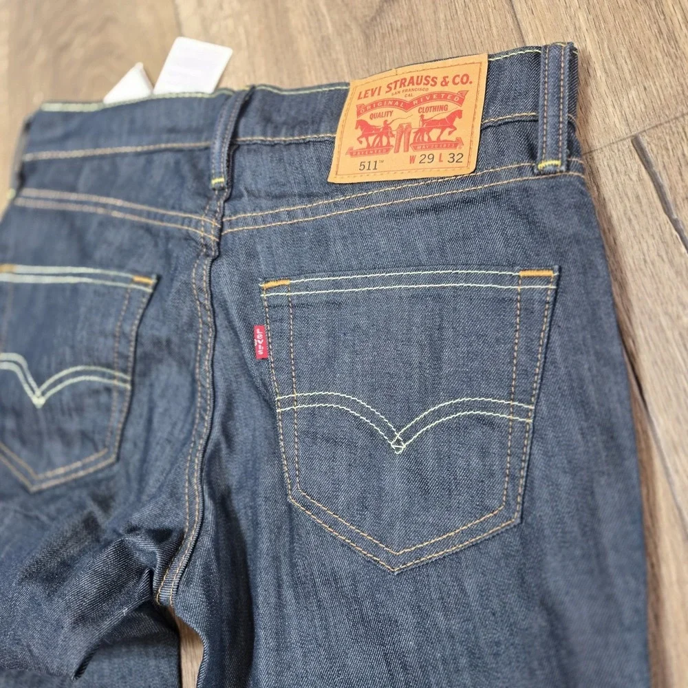 Levi's 511 Denim‎ Slim Fit Men's Jeans NWT 29 X 32